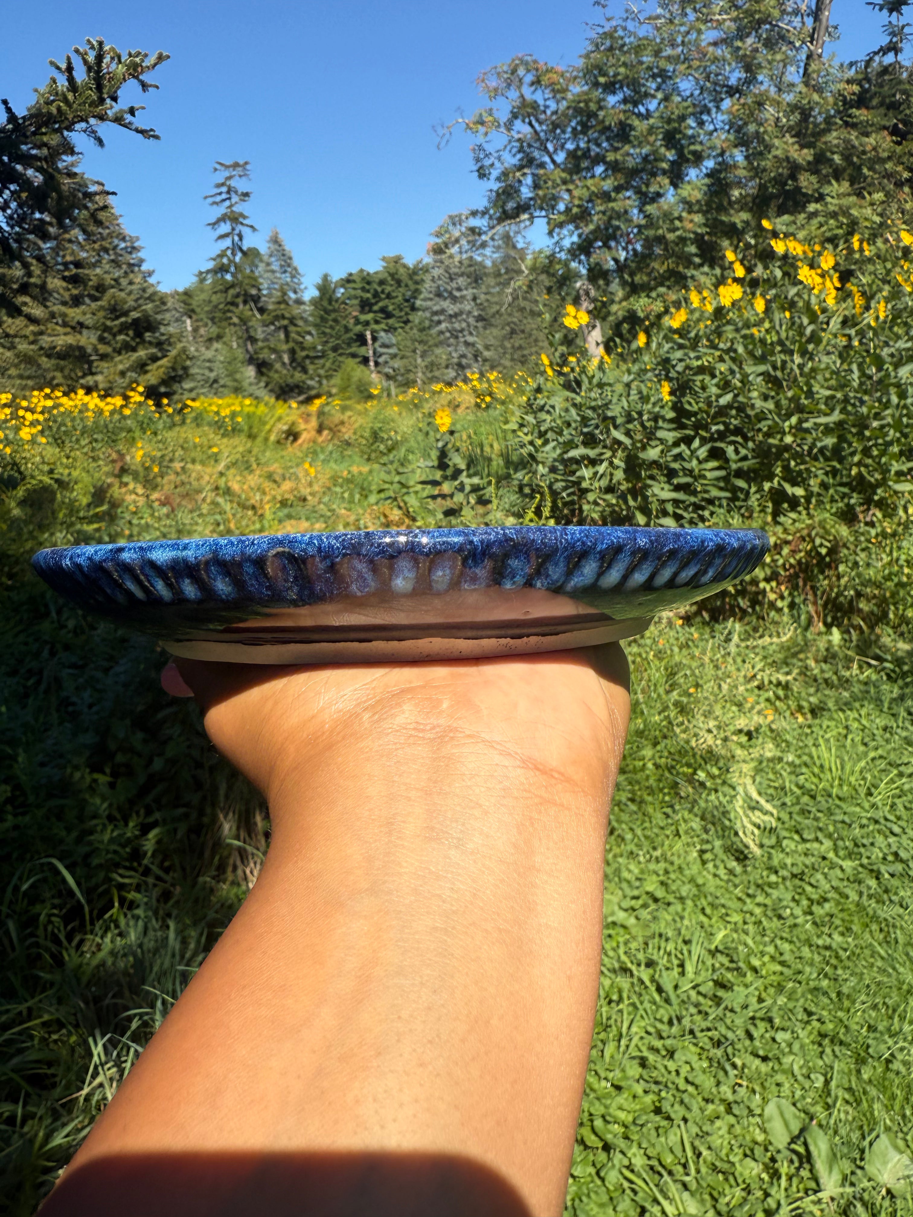 Blue Glaze Plate
