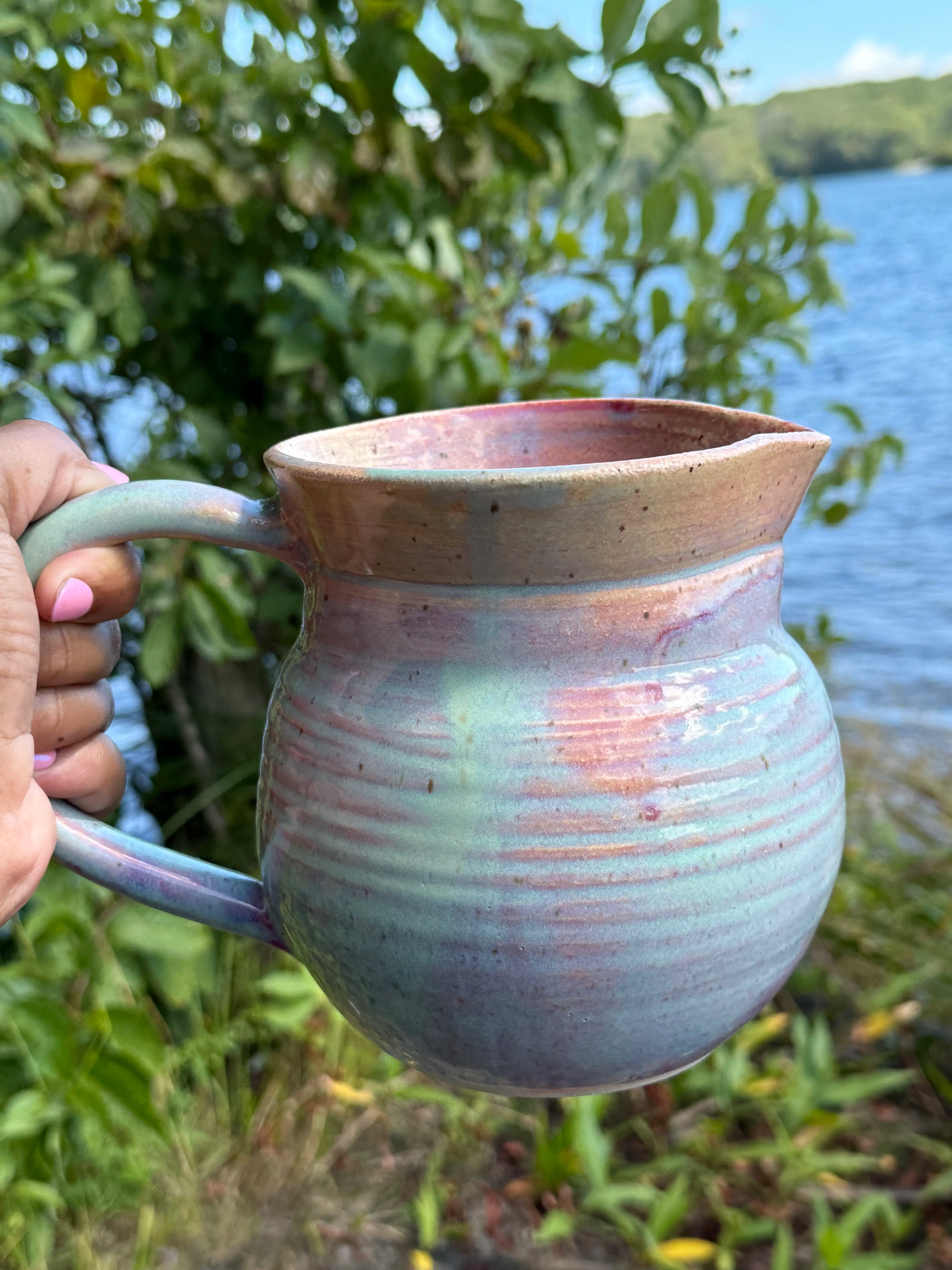 Iridescent Glow Pitcher
