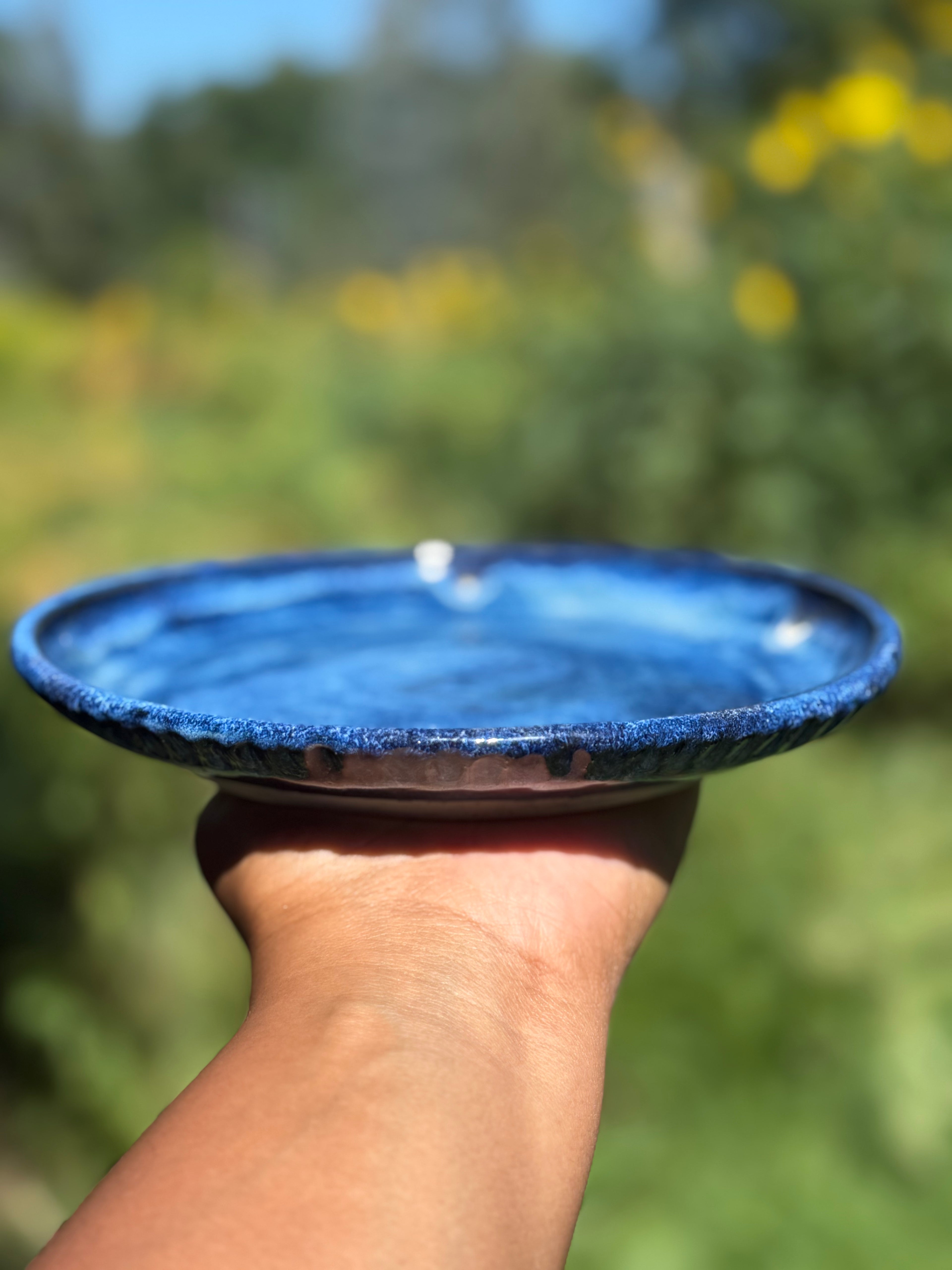 Blue Glaze Plate