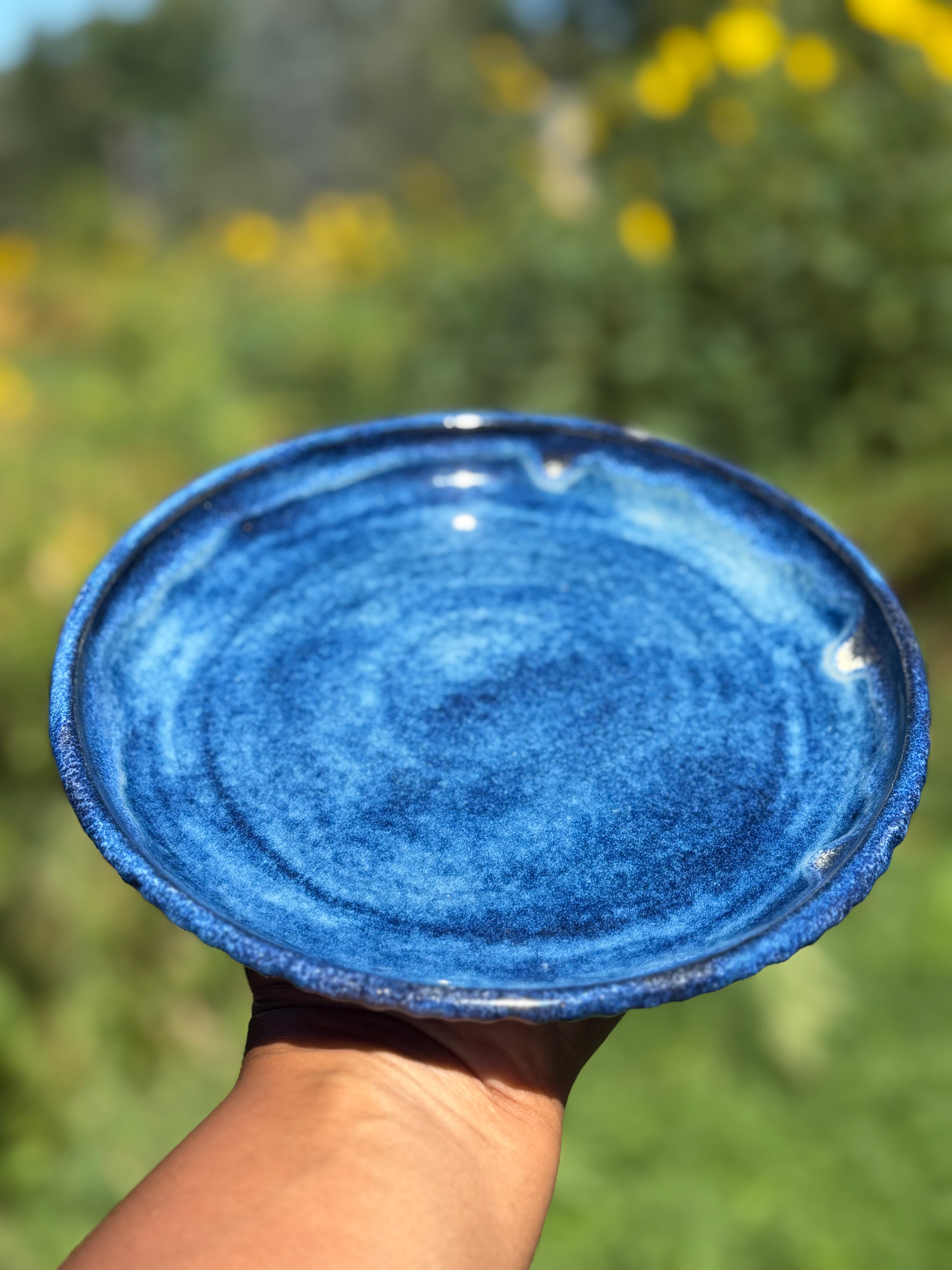 Blue Glaze Plate