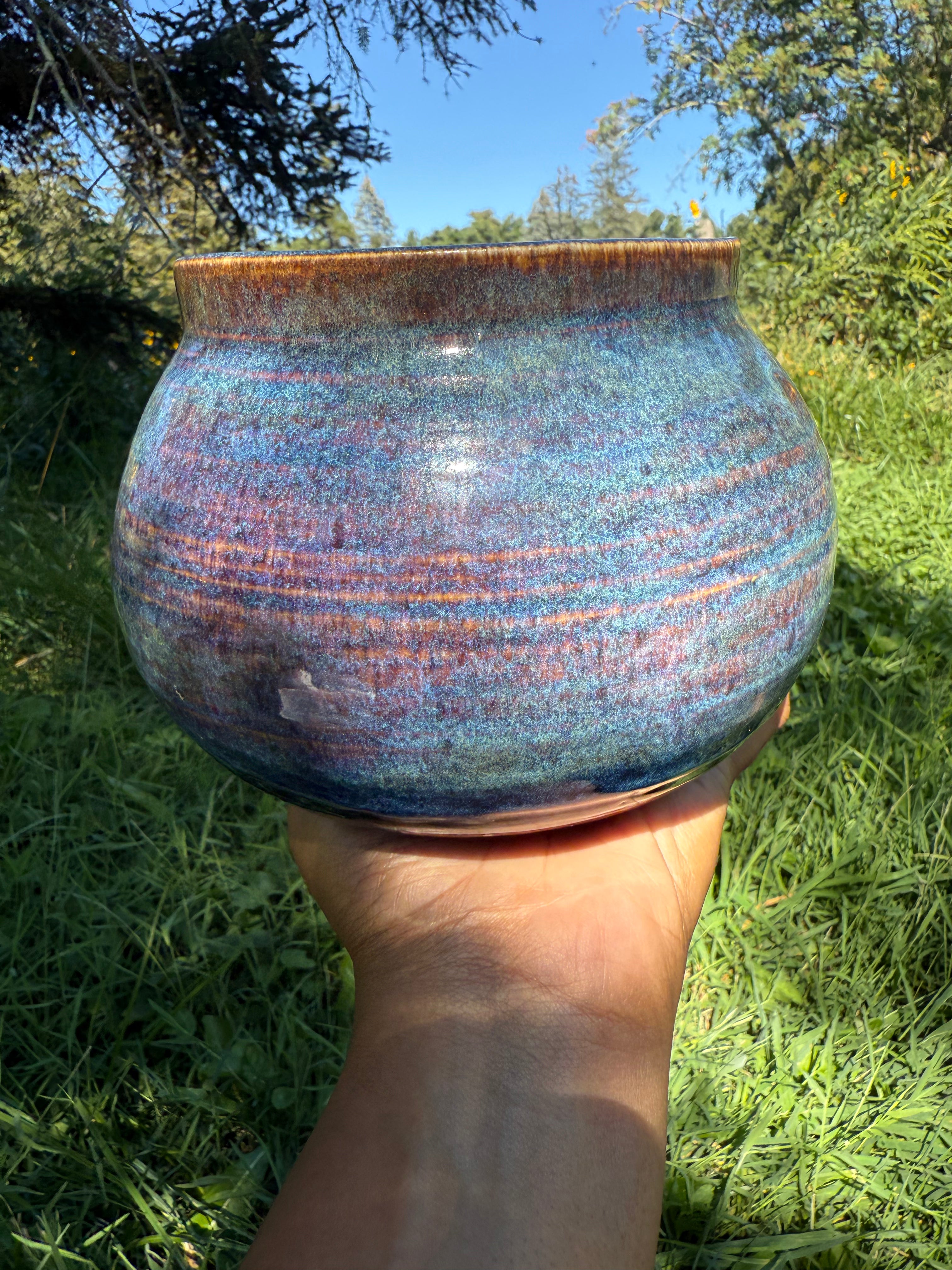 Earth-Toned Ceramic Vase
