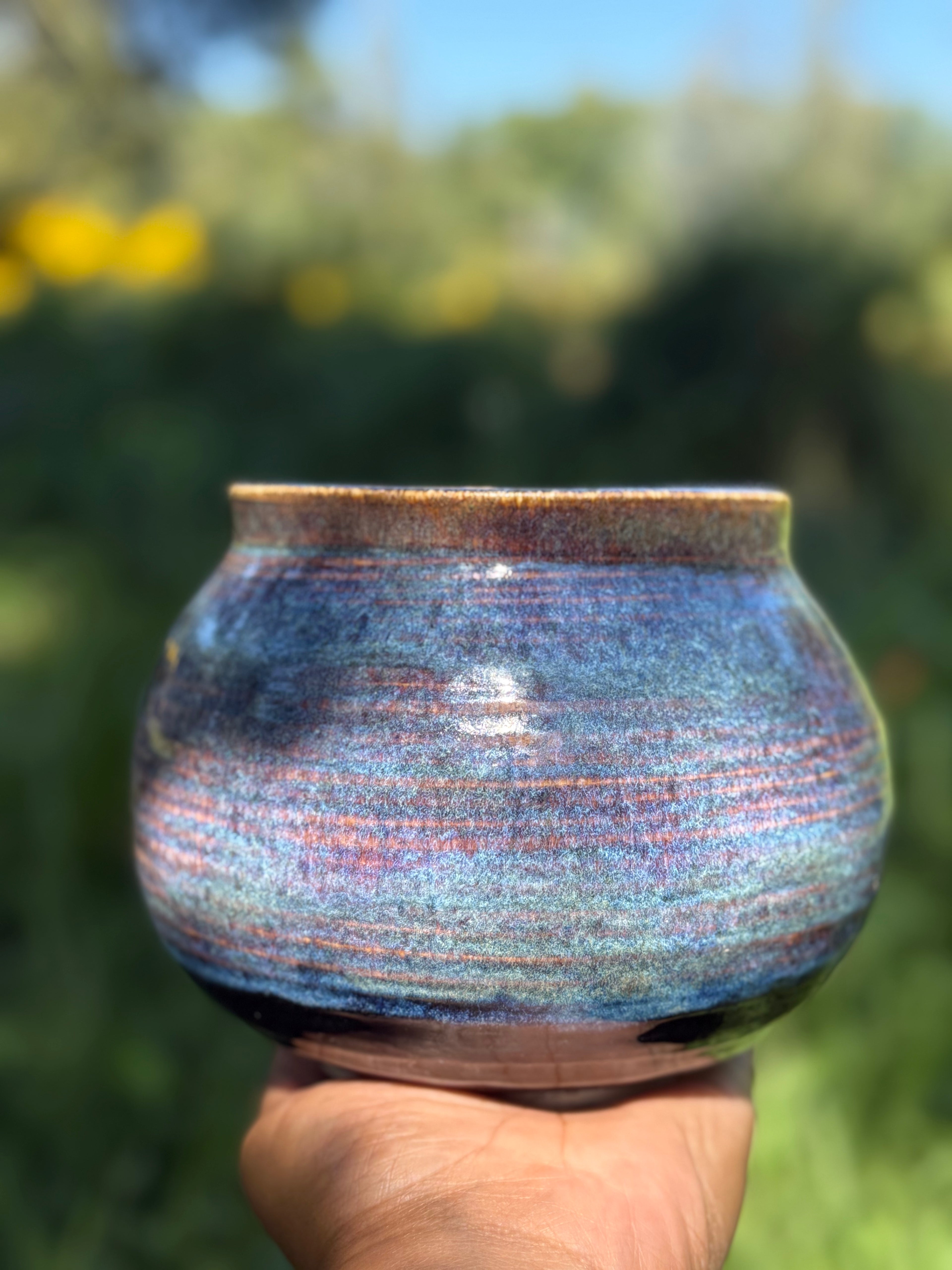 Earth-Toned Ceramic Vase