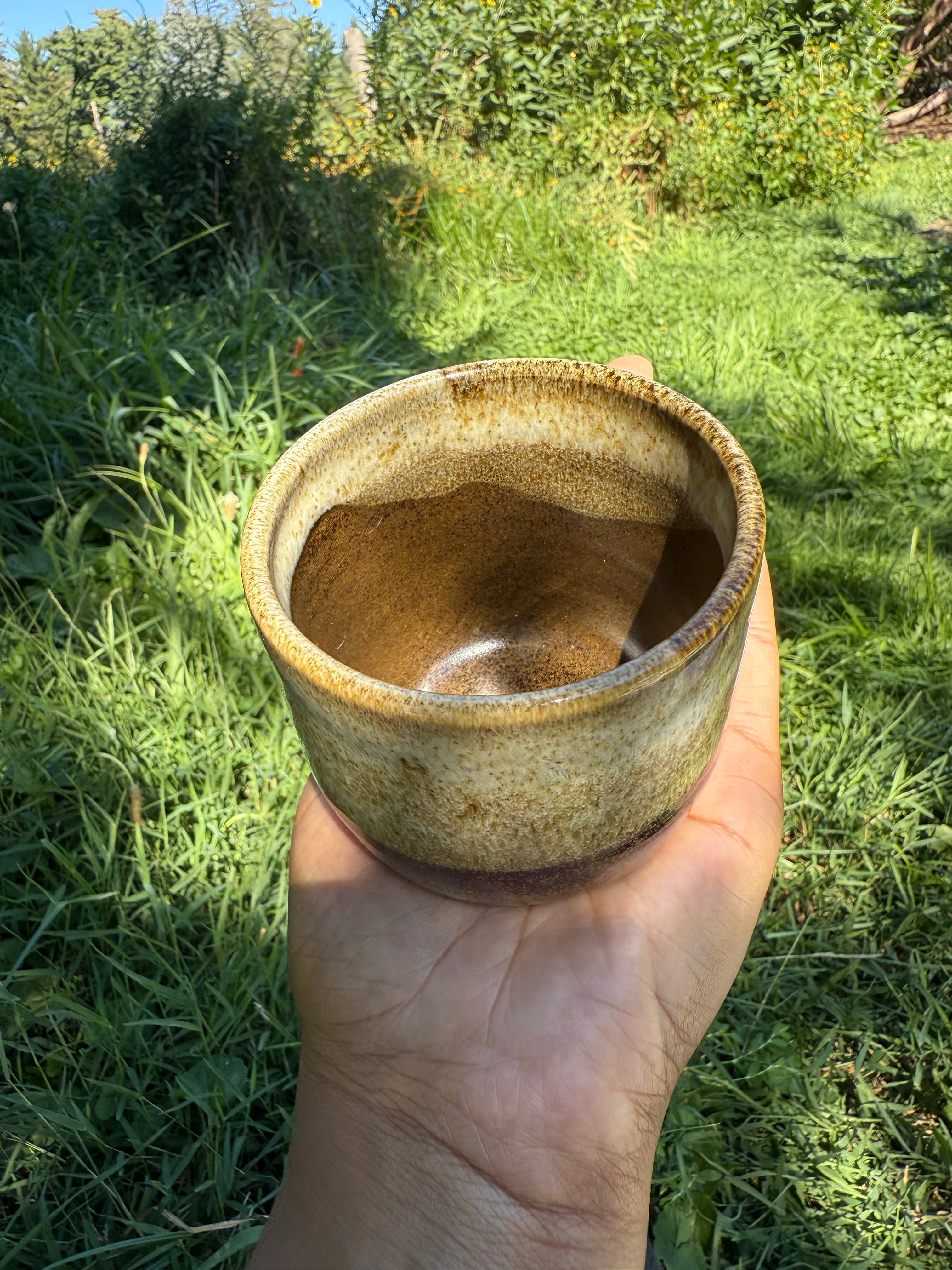 Rustic Glaze Coffee Planter