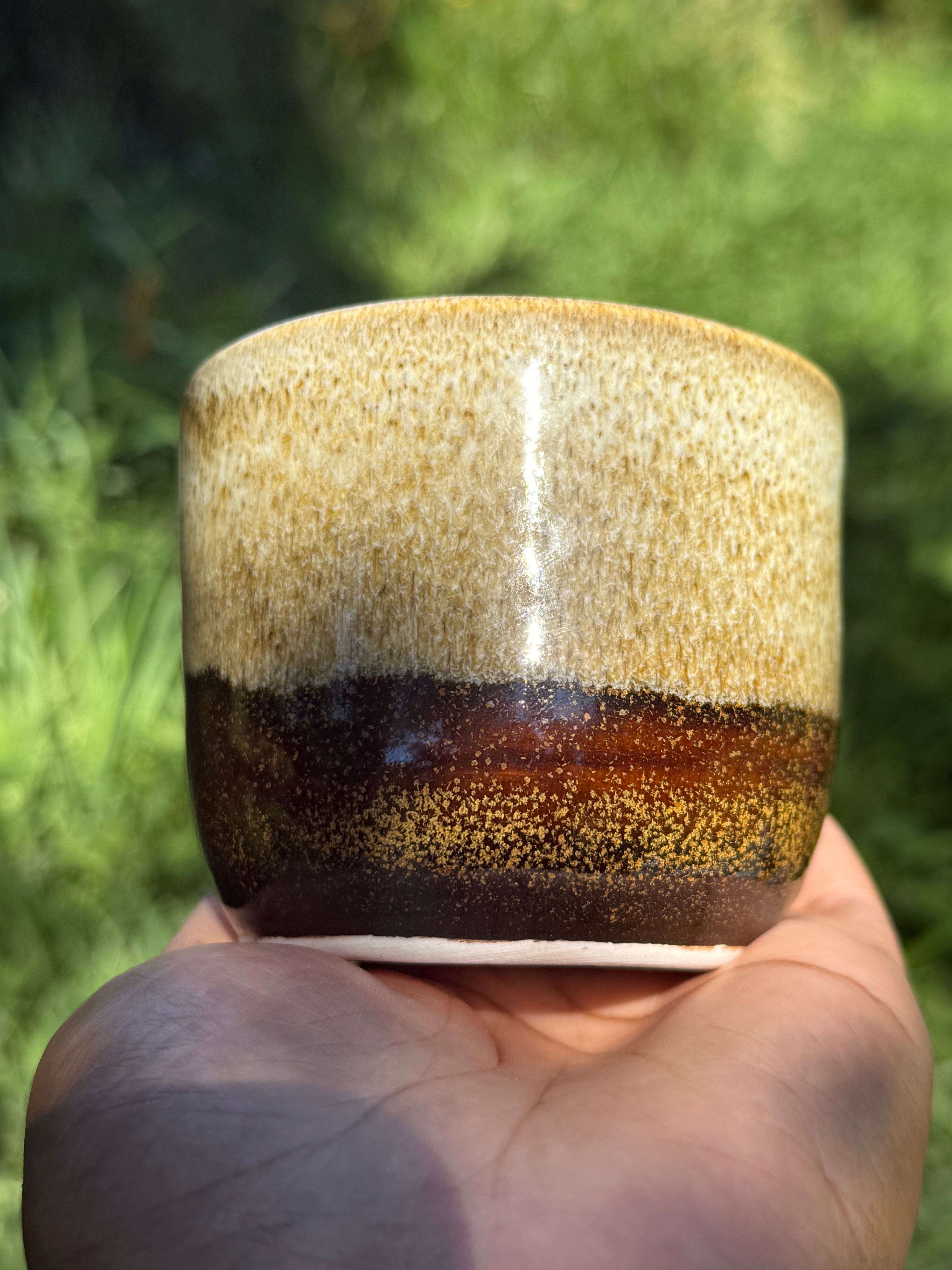 Rustic Glaze Coffee Planter