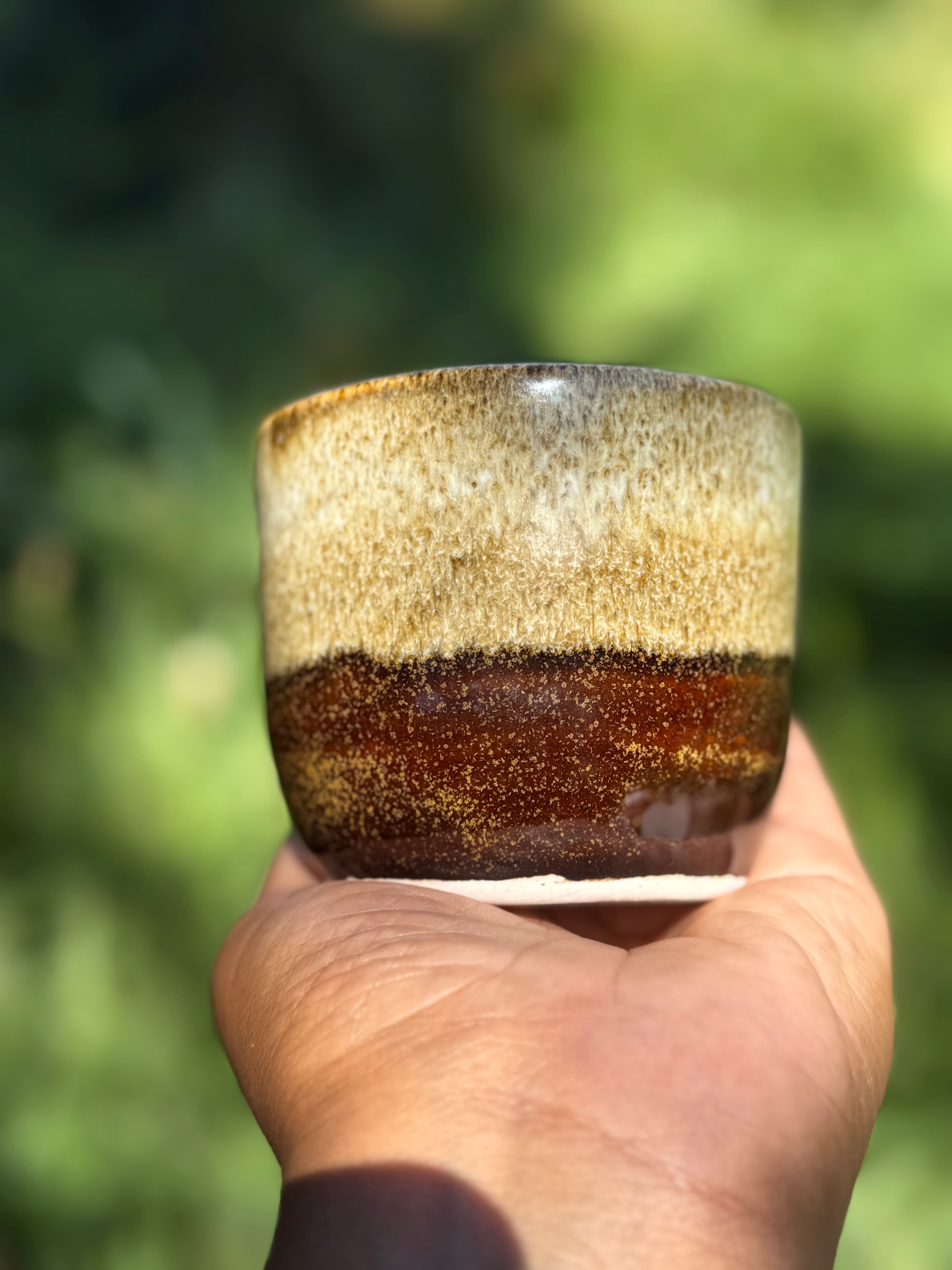 Rustic Glaze Coffee Planter