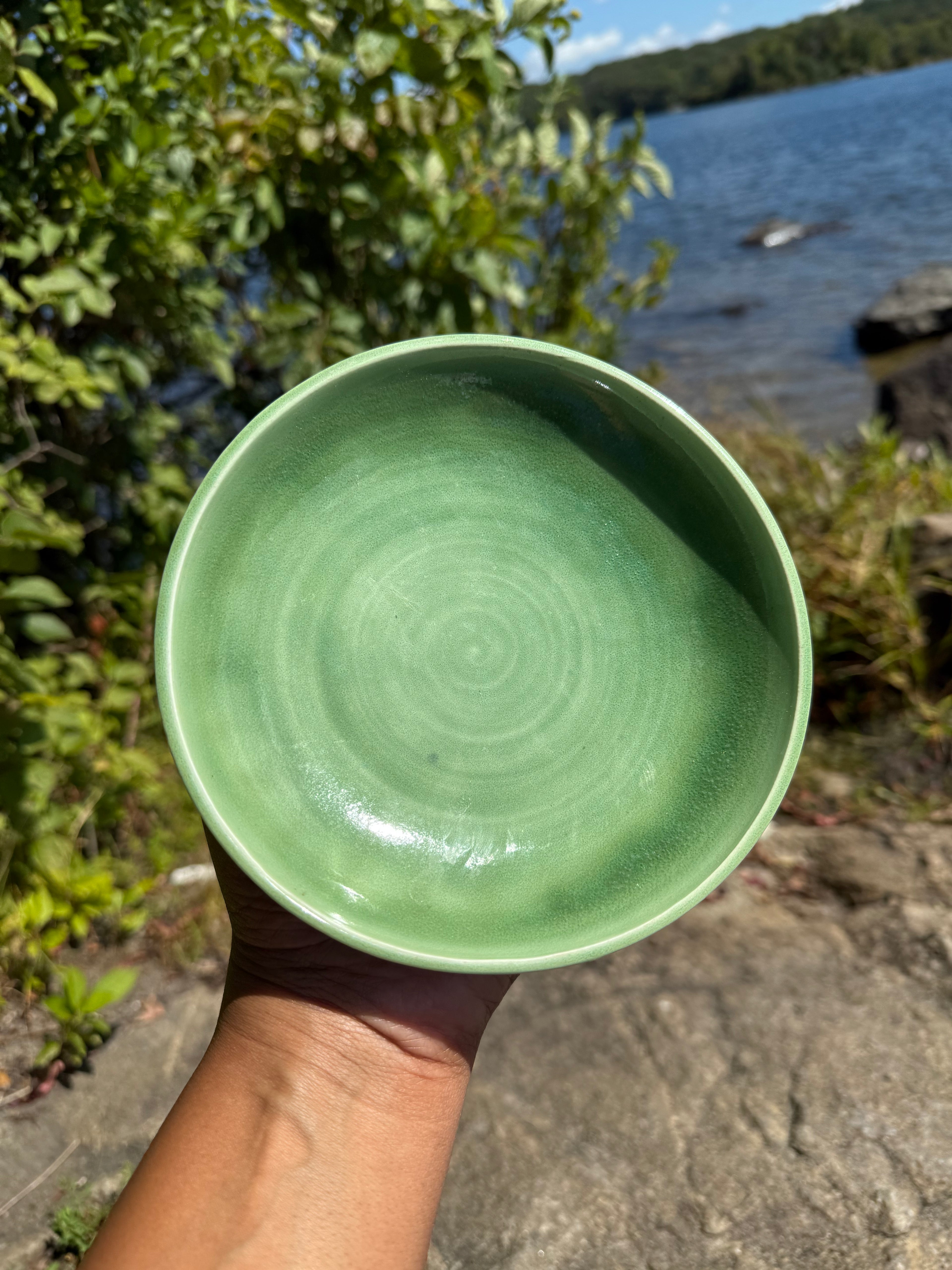 Emerald Green Dinner Plate