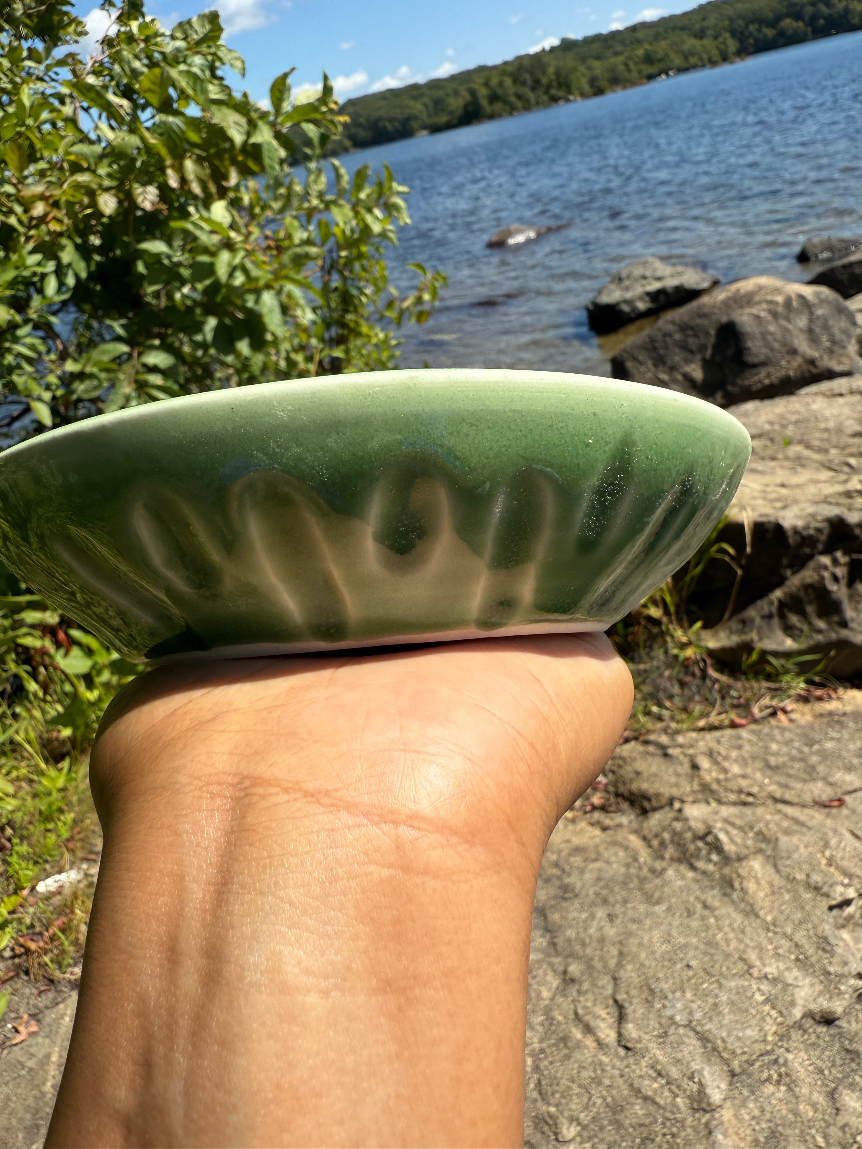 Emerald Green Dinner Plate