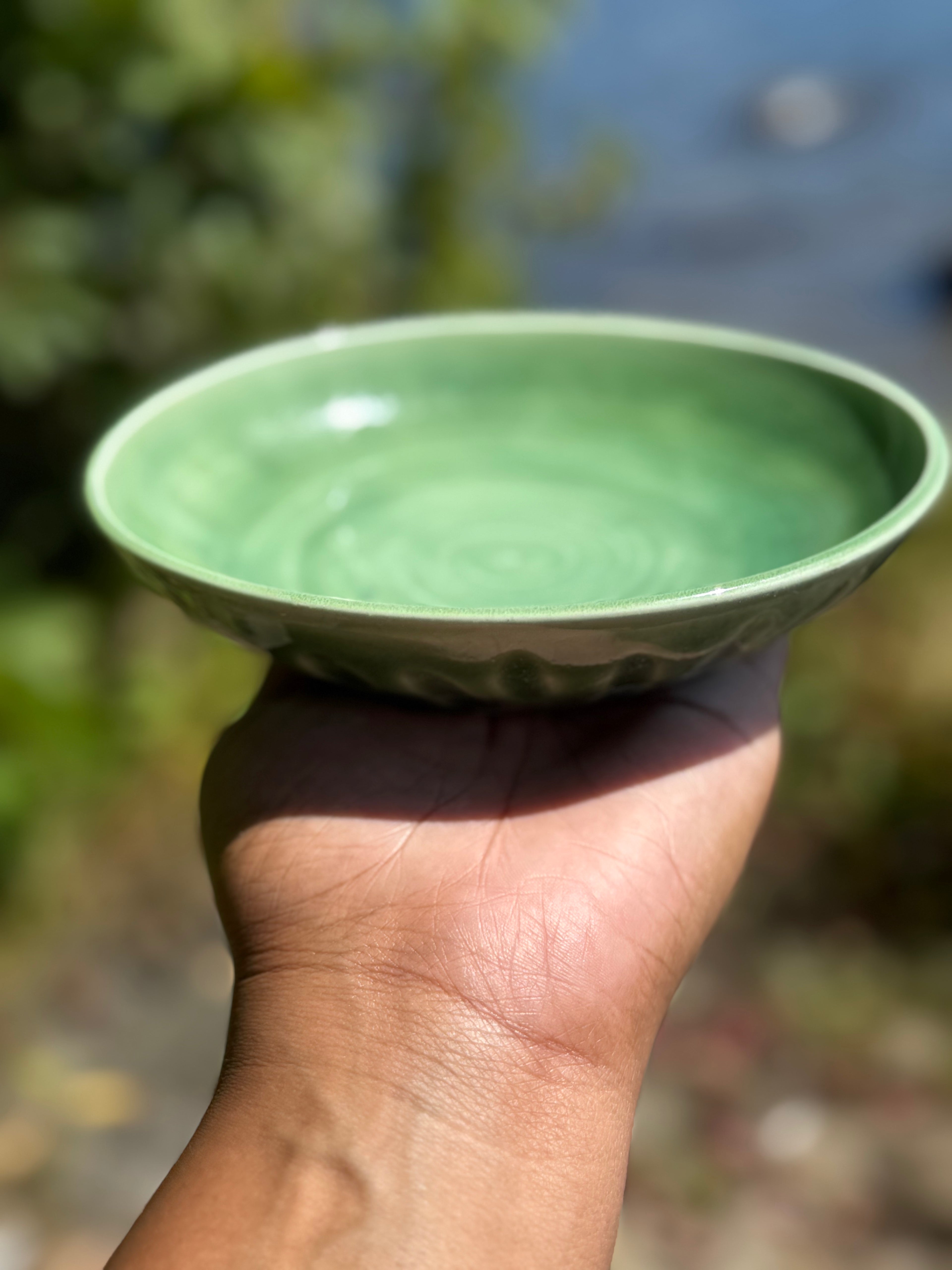 Emerald Green Dinner Plate