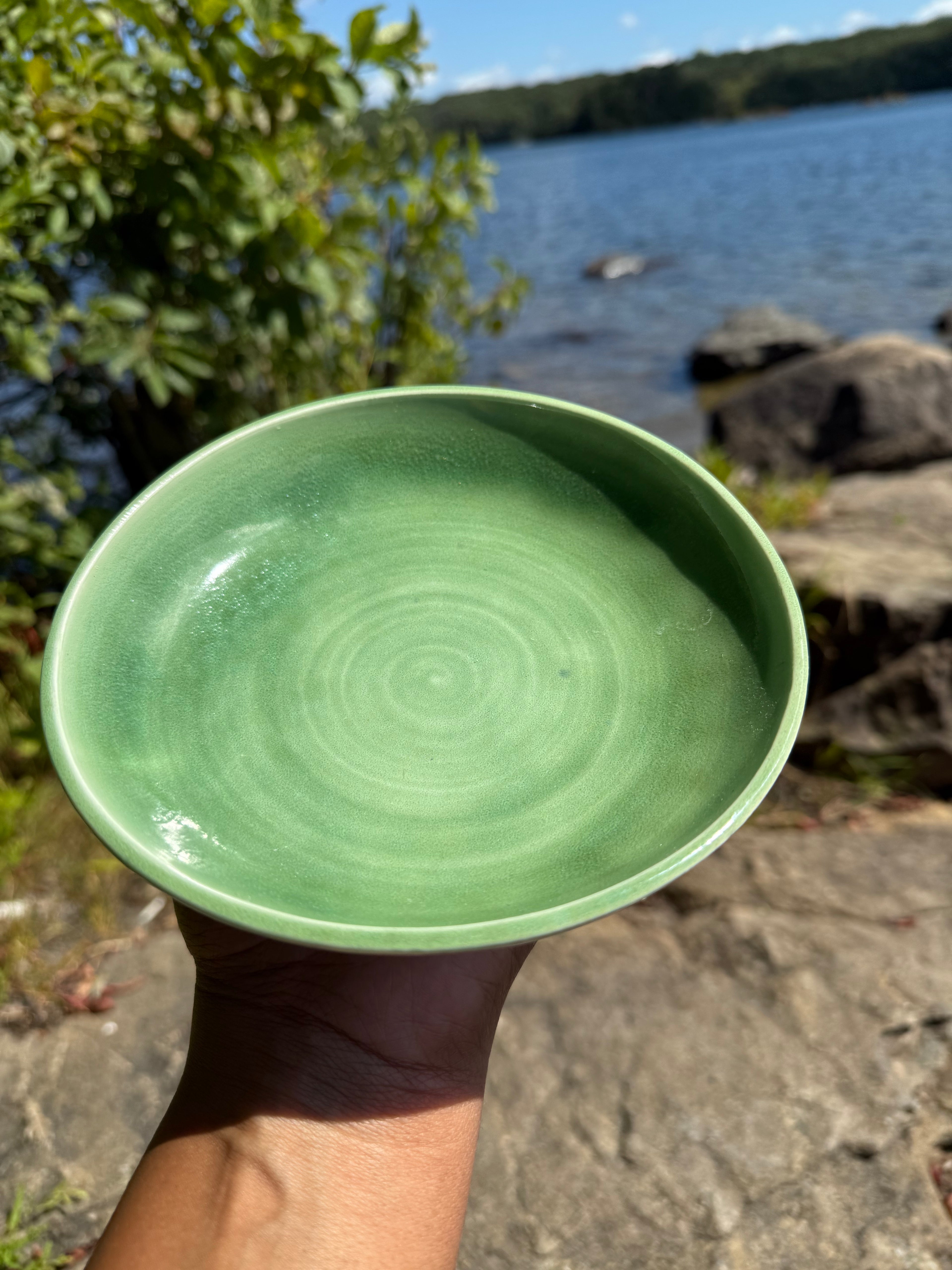 Emerald Green Dinner Plate